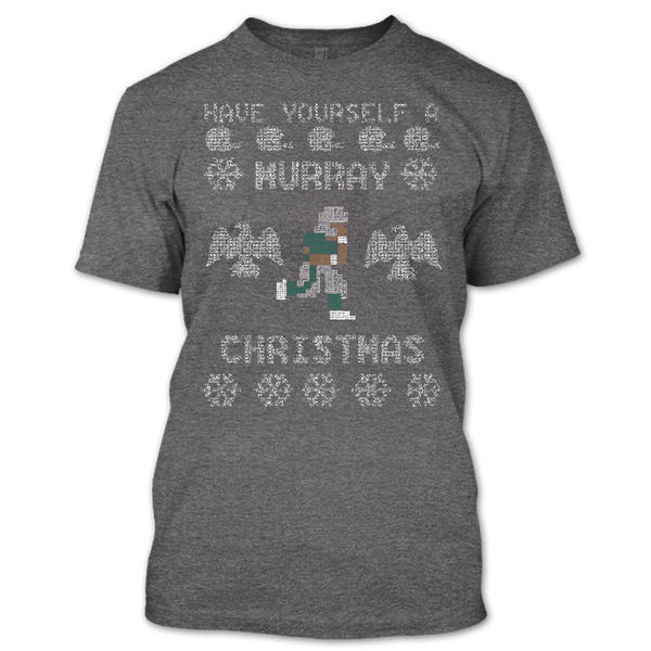 A black t-shirt with the shopify logo