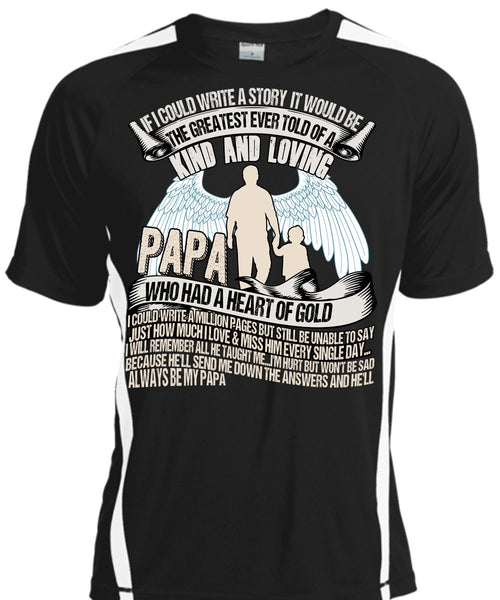 A black t-shirt with the shopify logo