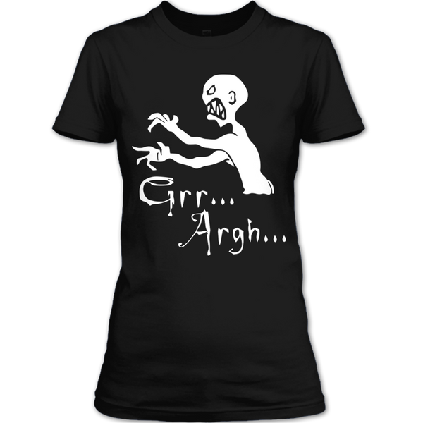 A black t-shirt with the shopify logo