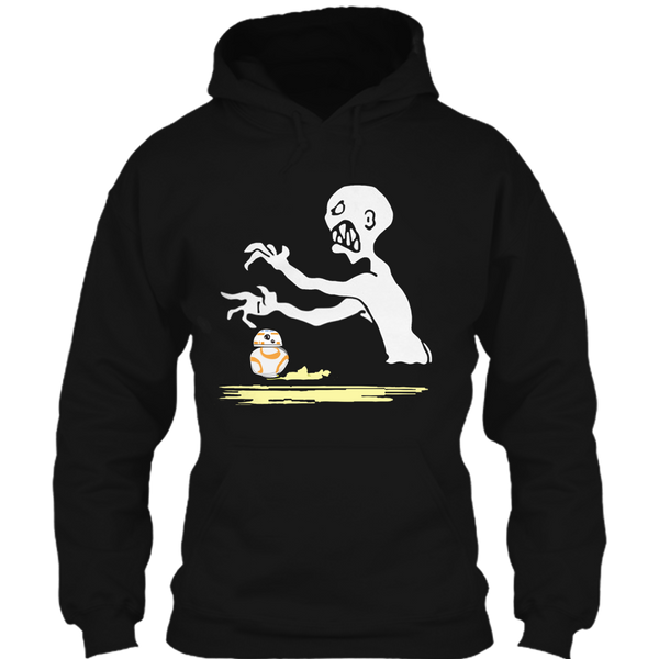 A black t-shirt with the shopify logo