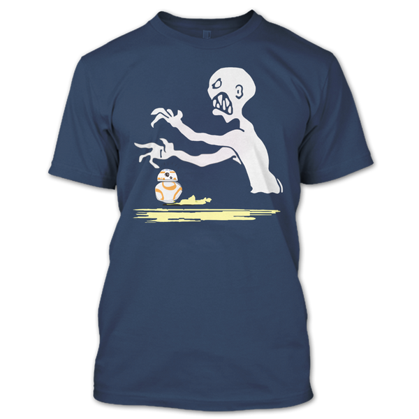 A black t-shirt with the shopify logo