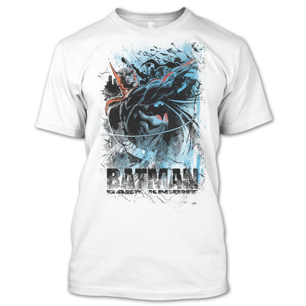 A black t-shirt with the shopify logo