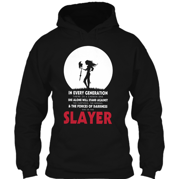 A black t-shirt with the shopify logo