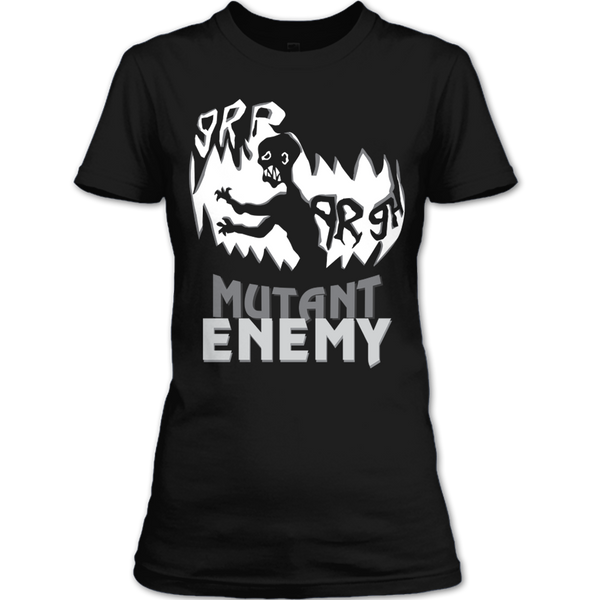 A black t-shirt with the shopify logo