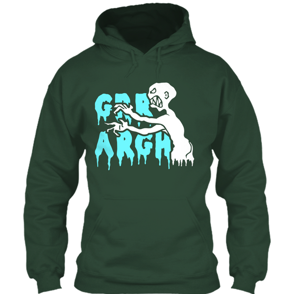 A black t-shirt with the shopify logo