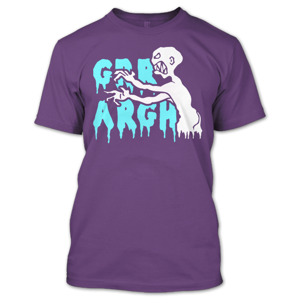 A black t-shirt with the shopify logo