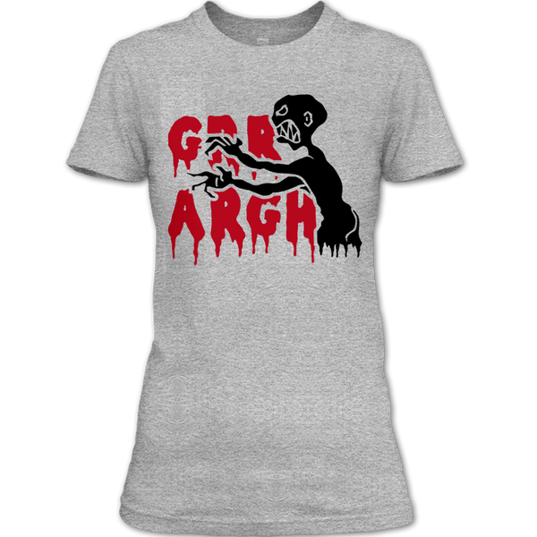 A black t-shirt with the shopify logo