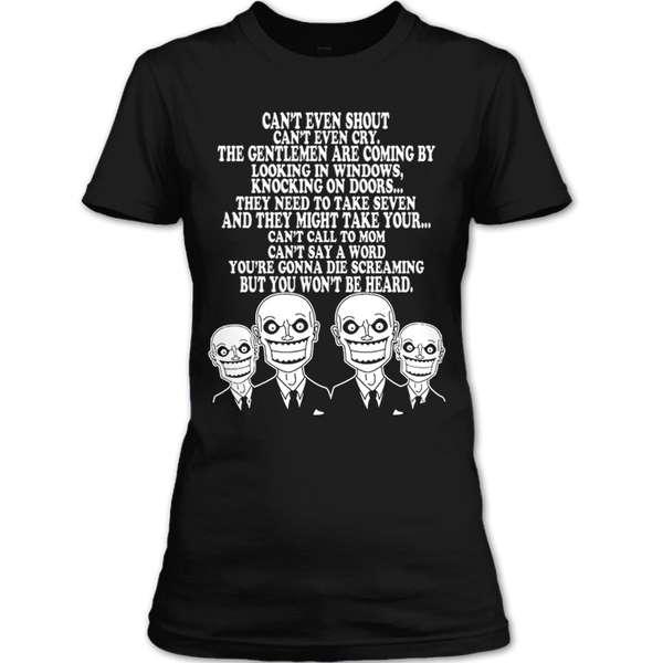 A black t-shirt with the shopify logo