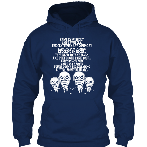 A black t-shirt with the shopify logo