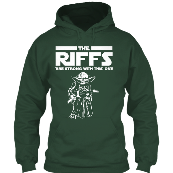 A black t-shirt with the shopify logo