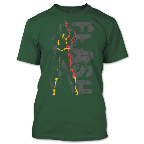 A black t-shirt with the shopify logo