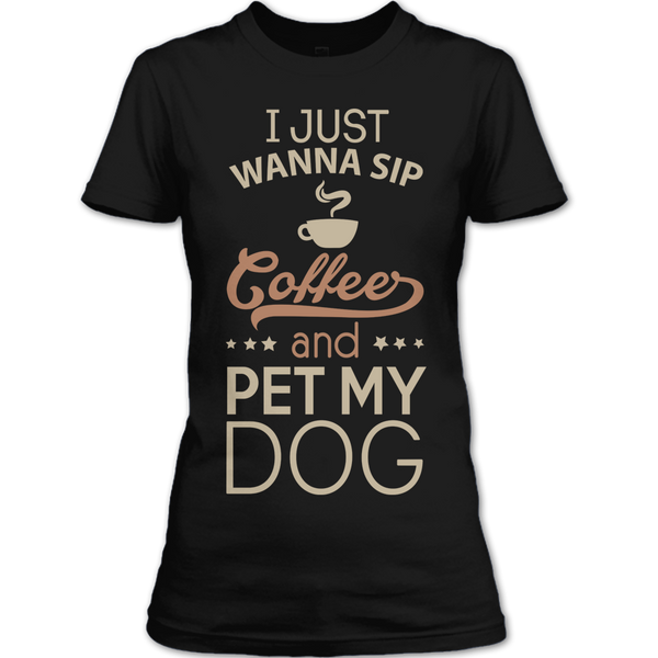 A black t-shirt with the shopify logo