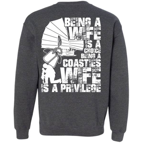 Coasties Wife T Shirt, I Love Wife Sweatshirt