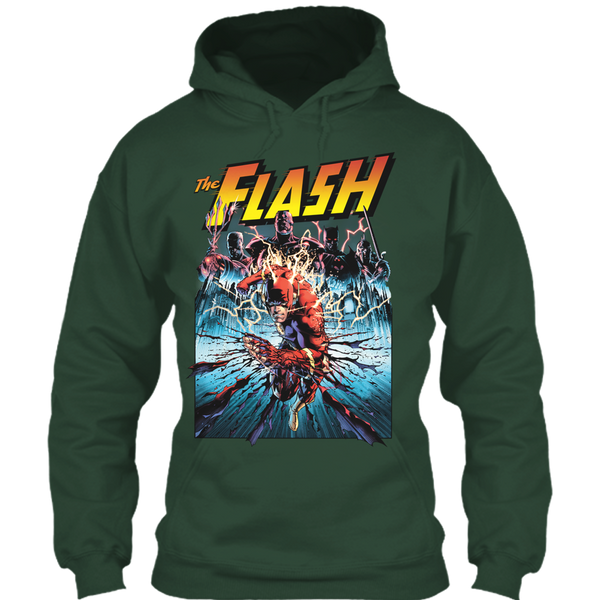 A black t-shirt with the shopify logo