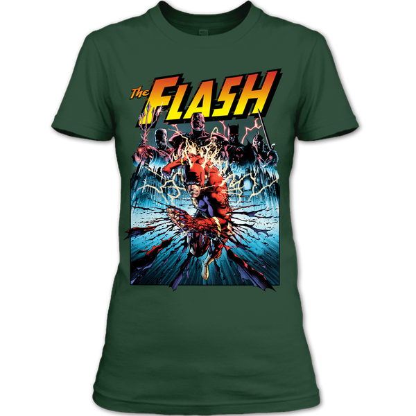 A black t-shirt with the shopify logo