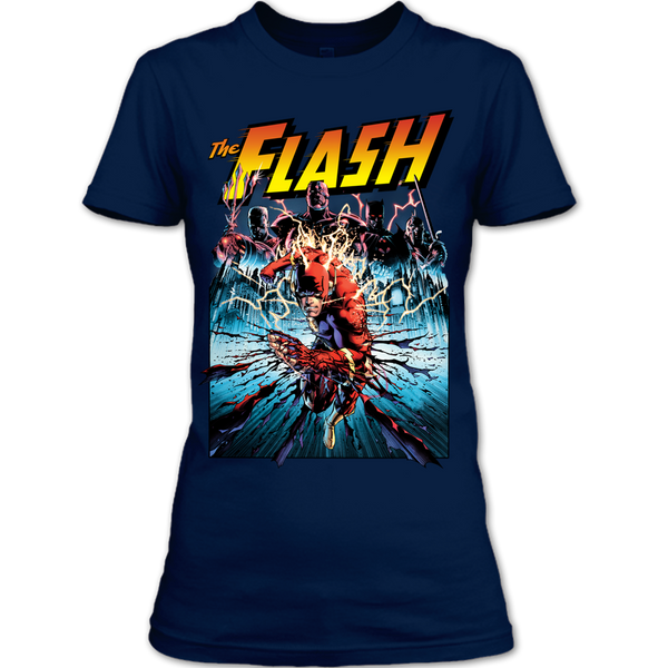 A black t-shirt with the shopify logo