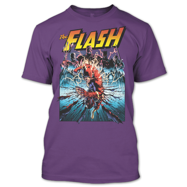 A black t-shirt with the shopify logo