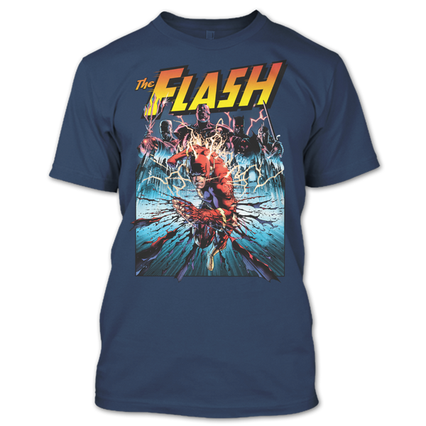 A black t-shirt with the shopify logo