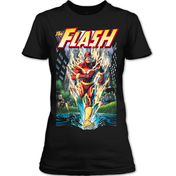 A black t-shirt with the shopify logo