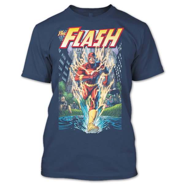 A black t-shirt with the shopify logo