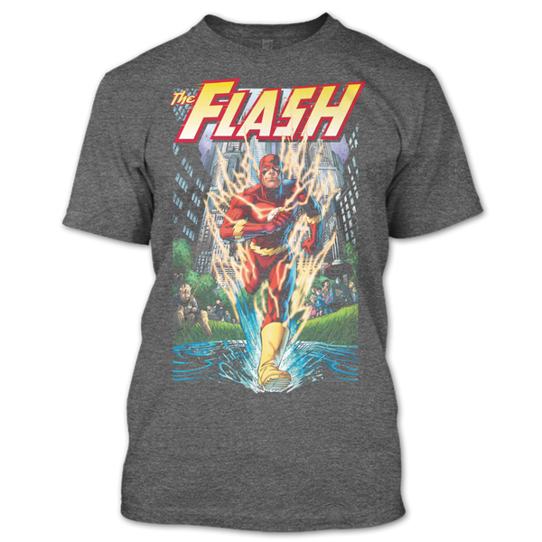 A black t-shirt with the shopify logo