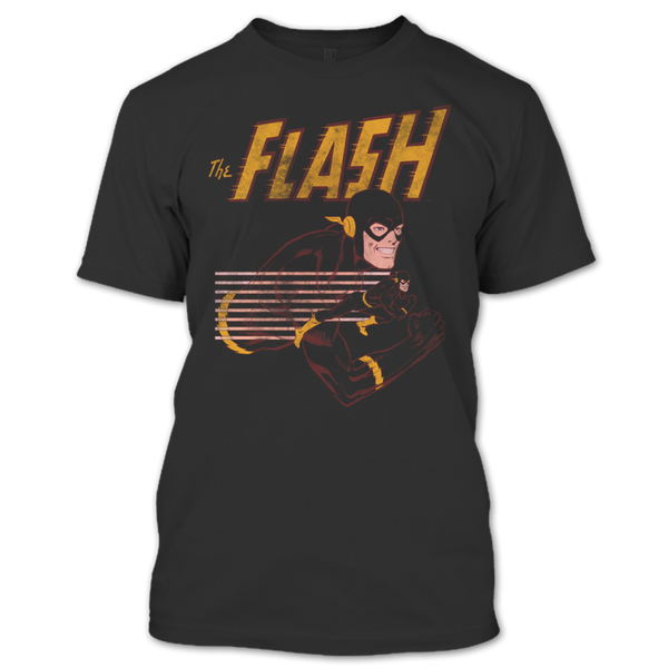 A black t-shirt with the shopify logo