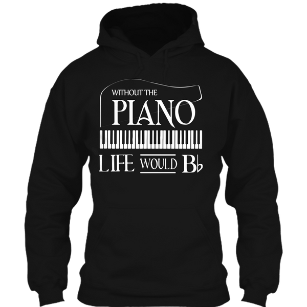 A black t-shirt with the shopify logo