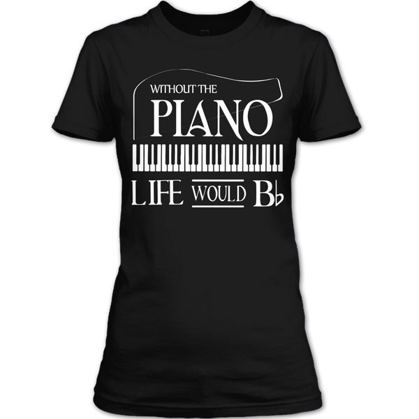 A black t-shirt with the shopify logo