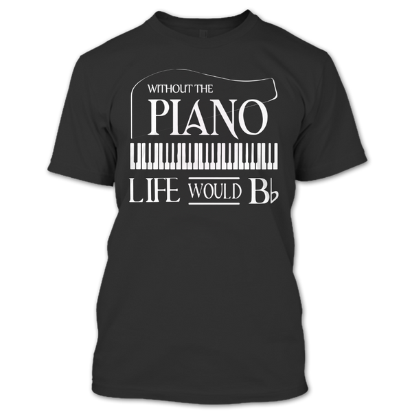 A black t-shirt with the shopify logo