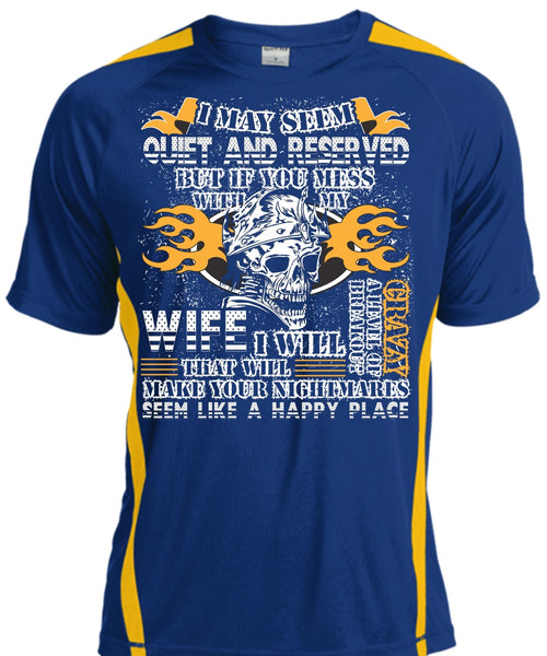 You Mess With My Wife T Shirt, Happy Place T Shirt, Cool Shirt