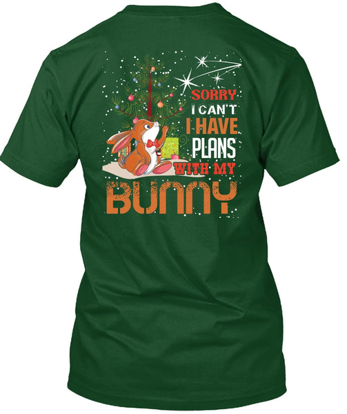 I Have Plans With My Bunny T Shirt, I Love Christmas T Shirt
