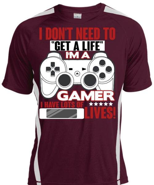 I'm A Gamer T Shirt, Get A Life T Shirt, Cool Shirt