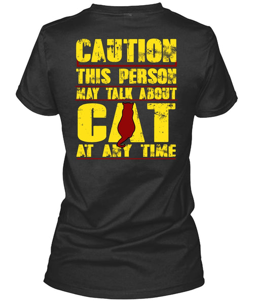 This Person May Talk About Cat T Shirt, My Favorite T Shirt