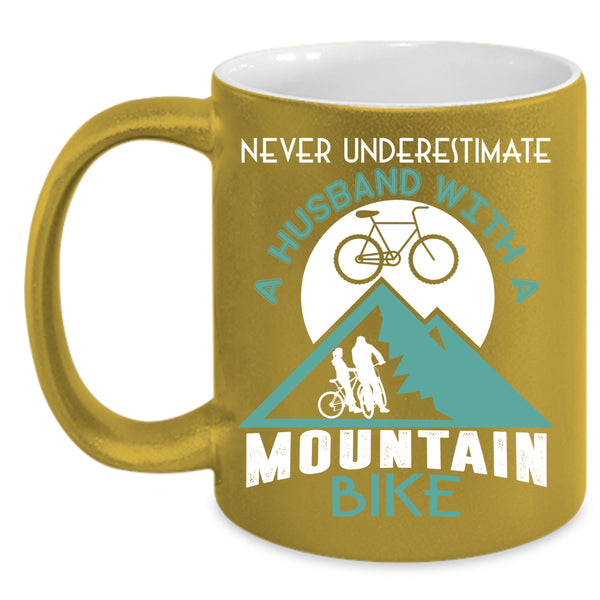 Husband With A Mountain Bike Coffee Mug, Married Coffee Cup
