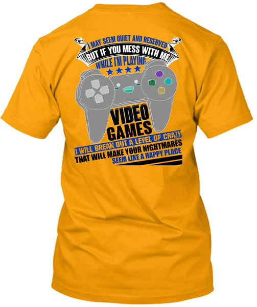 I'm Playing Video Games T Shirt, I Love Gaming T Shirt