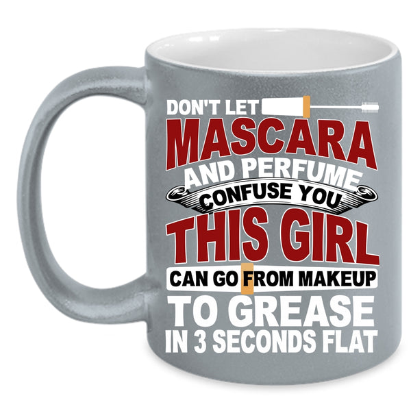 Mascara And Perfume  Coffee Mug, Funny Gift For Wife Coffee Cup