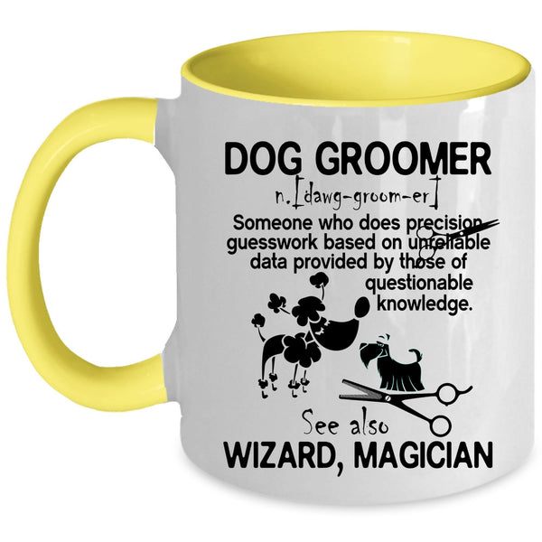 Awesome Dog Groomer Coffee Mug, Dog Groomer Accent Mug