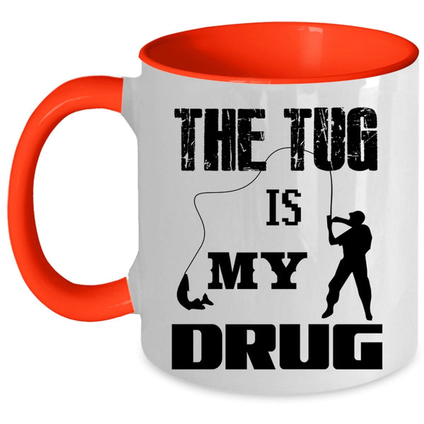 Funny Gift For Fisher Coffee Mug, I Love Fishing Accent Mug