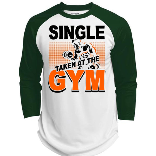 Single Taken At The Gym T Shirt, I Love Gym T Shirt, Awesome T-Shirts  (Polyester Game Baseball Jersey)