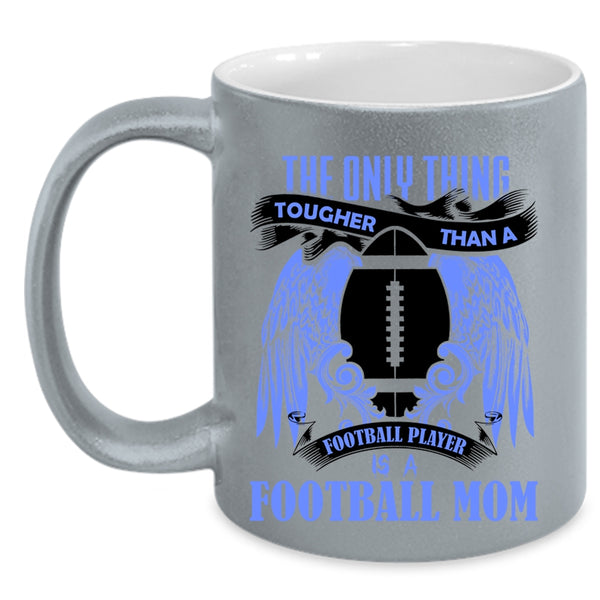 Football Mom Coffee Mug, Football Player Accent Mug