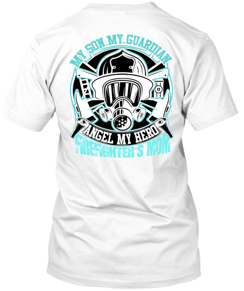 A black t-shirt with the shopify logo