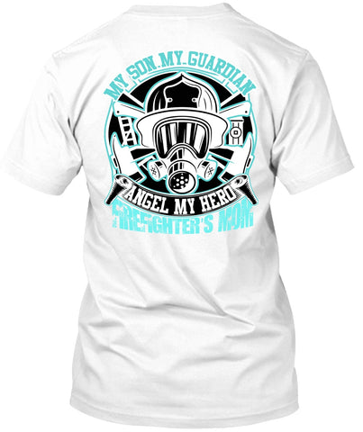 A black t-shirt with the shopify logo