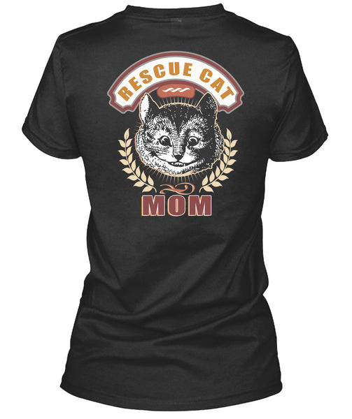 Rescue Cat Mom T Shirt, I Love My Cat T Shirt
