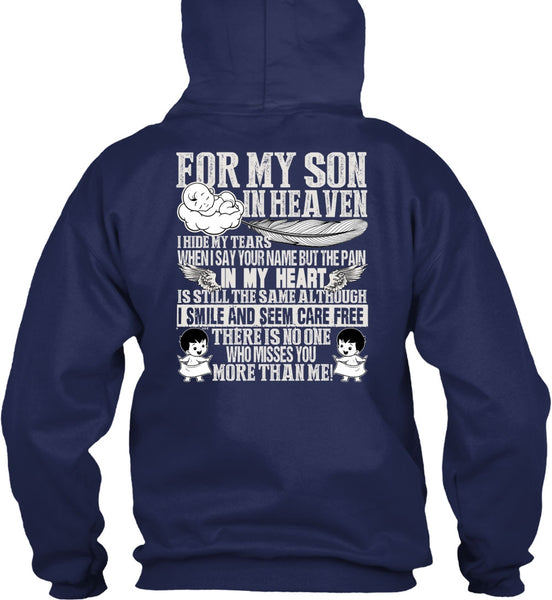 For My Son In Heaven T Shirt, Pain In My Heart T Shirt