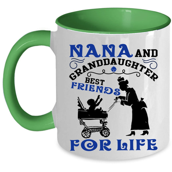 Best Friends For Life Coffee Mug, Nana And Granddaughter Accent Mug