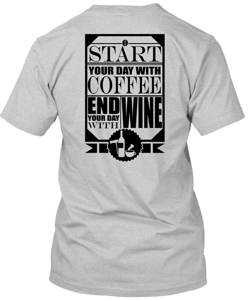 Start Your Day With Coffee T Shirt, I Love Beer T Shirt