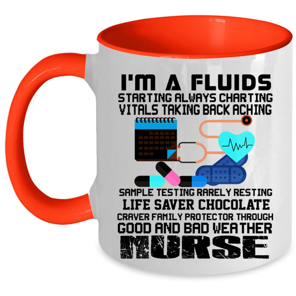 Cute Gift For Nurse Coffee Mug, I'm A Nurse Accent Mug