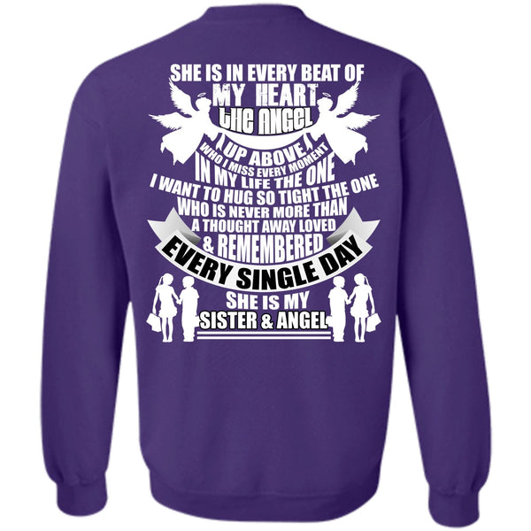 Beat Of My Heart T Shirt, I Love Sister Sweatshirt