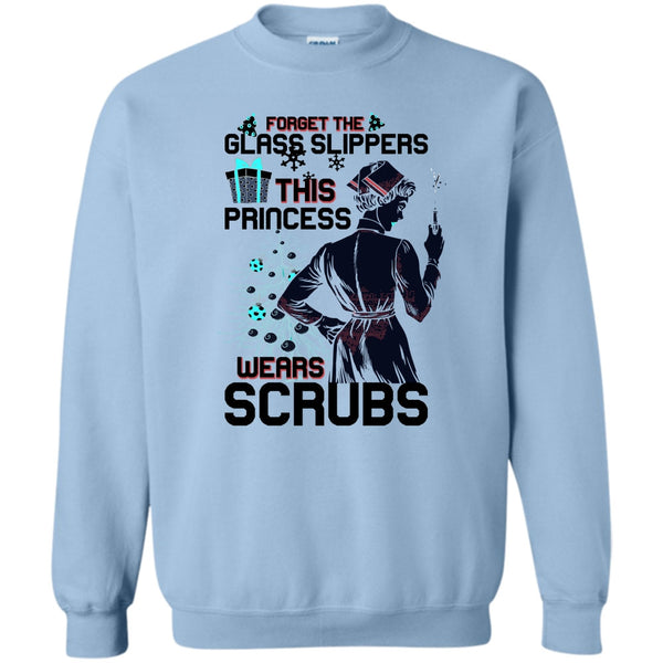 Coolest Nurse Merry Christmas T Shirt, Forget The Glass Slippers Sweatshirt