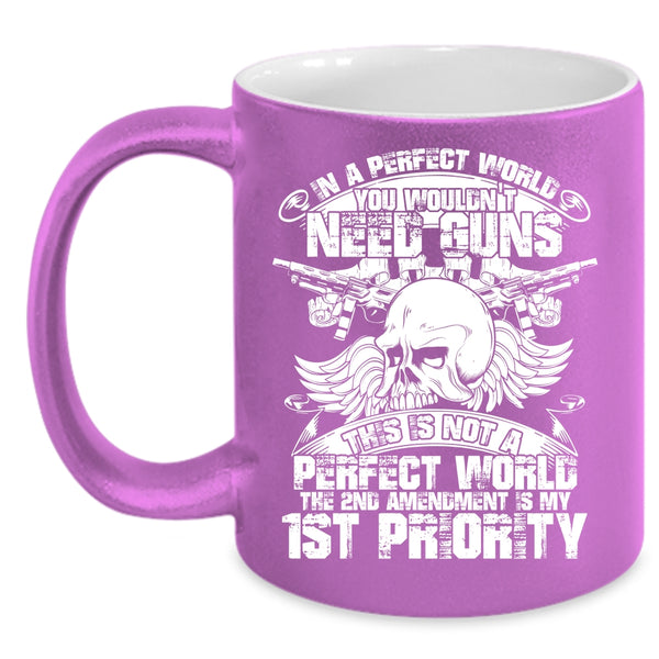 You Wouldn't Need Guns Coffee Mug, Funny Saying Coffee Cup